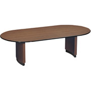 Basyx BL Collection, 48" x 96" Oval Conference Table, Mahogany