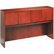 Basyx BW 60" Hutch with Doors, Bourbon Cherry