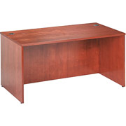 Basyx BW 60" Rectangular Top Desk, Bourbon Cherry