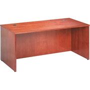 Basyx BW 66" Rectangular Top Desk, Bourbon Cherry