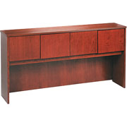 Basyx BW 72" Hutch with Doors, Bourbon Cherry