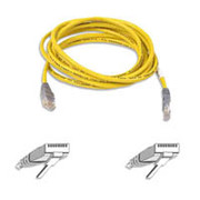 Belkin Cat5e UTP RJ45 Crossover Cable, 25', Yellow