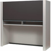 Bestar Connexion Hutch for Lateral File, Slate/Sandstone