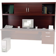 Bestar In-Space New Generation Hutch, Mahogany