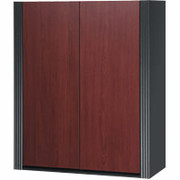 Bestar Prestige III, 2-Door Cabinet, Bordeaux Cherry/Graphite