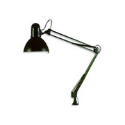 Black Swing-Arm Incandescent Lamp
