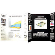 Black Tri Fold Foam Presentation Board, 36 x 48