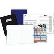 Blueline 7 1/4" x 9 1/4" Executive Journal, Black