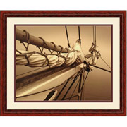 "Breaking The Mist II" Framed Print