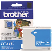 Brother LC51C Cyan Ink Cartridge