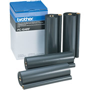 Brother PC-104RF Black Fax Refill Rolls, pk/4