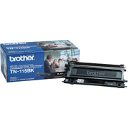 Brother TN-115BK Black Toner Cartridge, High Yield