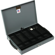 Buddy Locking Heavy-Duty Steel Cash Box