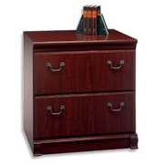 Bush Birmingham 2-Drawer Lateral File, Harvest Cherry Finish