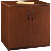 Bush Contours 30" Storage Unit, White Glove, Hansen Cherry Finish