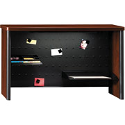 Bush Contours 36" Organizer Hutch, White Glove, Hansen Cherry Finish