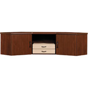 Bush Contours Upper Corner Hutch, Hansen Cherry Finish