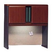 Bush Cubix Fully Assembled 36" Hutch, Hansen Cherry/Galaxy