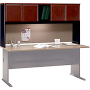 Bush Cubix Fully Assembled 72" Hutch, Hansen Cherry/Galaxy