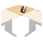 Bush Cubix Fully Assembled Corner Connector, Beech/Slate Gray