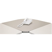 Bush Cubix Fully Assembled Corner Connector, White Spectrum/Pewter