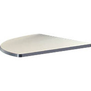 Bush Cubix Fully Assembled Corner Connector, White Spectrum/Slate Gray