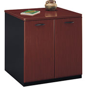 Bush Cubix Fully Assembled Storage Cabinet, Hansen Cherry/Galaxy