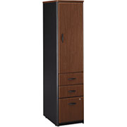 Bush Cubix Fully Assembled Vertical Locker,  Hansen Cherry/Galaxy