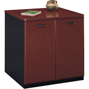 Bush Cubix Storage Cabinet, Hansen Cherry/Galaxy