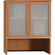 Bush Milano Bookcase Hutch, Golden Anigre
