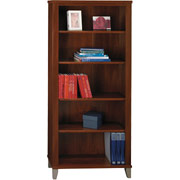 Bush Somerset Bookcase, Hansen Cherry Finish