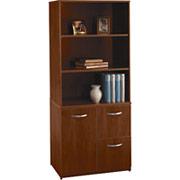 Bush Universal Wall Storage Cabinet, Hansen Cherry