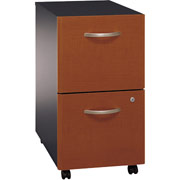 Bush Westfield 2-Drawer File, Auburn Maple/Graphite Gray