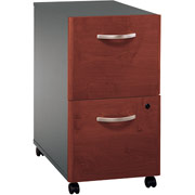 Bush Westfield 2-Drawer File, Hansen Cherry/Graphite Gray