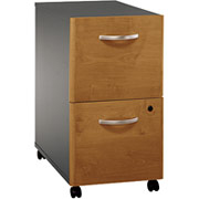 Bush Westfield 2-Drawer File, Natural Cherry/Graphite Gray