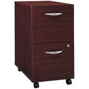 Bush Westfield 2-Drawer Vertical File, Mahogany