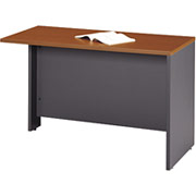 Bush Westfield 48" Return/Bridge, Auburn Maple/Graphite Gray