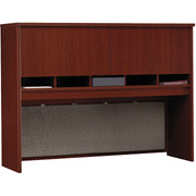 Bush Westfield 60" 4-Door Hutch, Hansen Cherry/Graphite Gray
