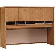 Bush Westfield 60" 4-Door Hutch, Natural Cherry/Graphite Gray