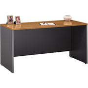 Bush Westfield 60" Credenza, Natural Cherry/Graphite Gray