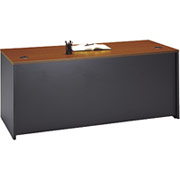 Bush Westfield 71" Managers Desk, Auburn Maple/Graphite Gray