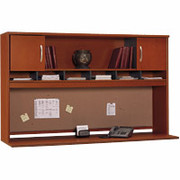 Bush Westfield 72" 2 Door Hutch, Auburn Maple/Graphite Gray