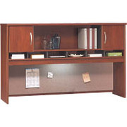 Bush Westfield 72" 2 Door Hutch, Hansen Cherry/Graphite Gray