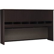 Bush Westfield 72" 4-Door Hutch, Mocha Cherry