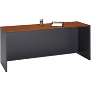 Bush Westfield 72" Credenza, Auburn Maple/Graphite Gray
