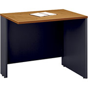 Bush Westfield Collection 36" Return/Bridge, Natural Cherry/Graphite Gray