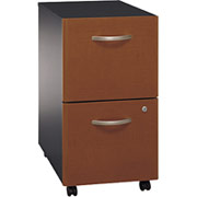 Bush Westfield Fully Assembled 2-Drawer File, Auburn Maple/Graphite Gray
