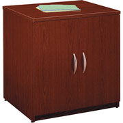 Bush Westfield Fully Assembled 30" Storage Cabinet, Mahogany