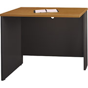 Bush Westfield Fully Assembled 36" Return/Bridge, Natural Cherry/Graphite Gray
