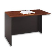 Bush Westfield Fully Assembled 48" Return/ Bridge, Hansen Cherry/Graphite Gray
